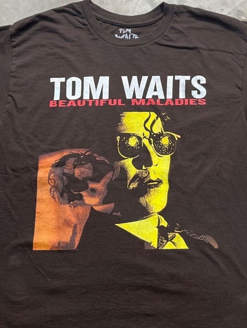Tom Waits Preowned Large T-shirt